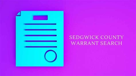 Sedgwick county warrant. Things To Know About Sedgwick county warrant. 